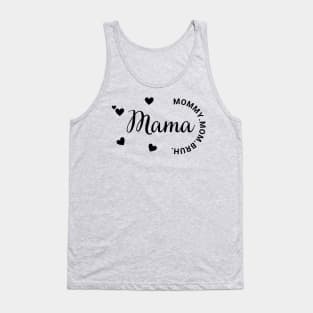 The Evolution of Mother: Mama Mommy Mom Bruh minimaliste Tank Top
